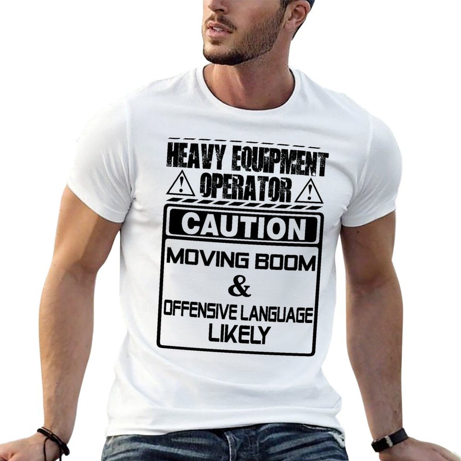 Heavy Equipment Operator Shirts - T-shirt fonctionnel décontracté à manches courtes