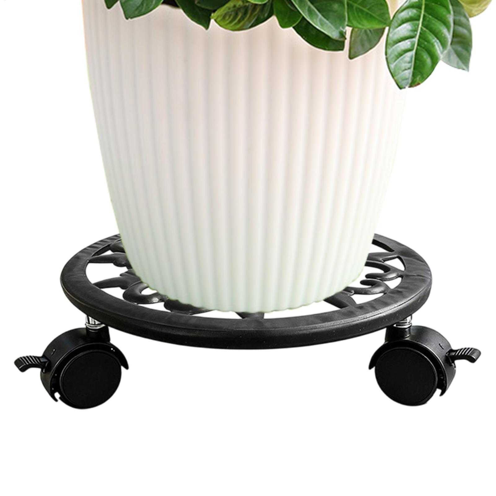 Heavy Equipment Tires - Support pour plantes avec roulettes, plateau