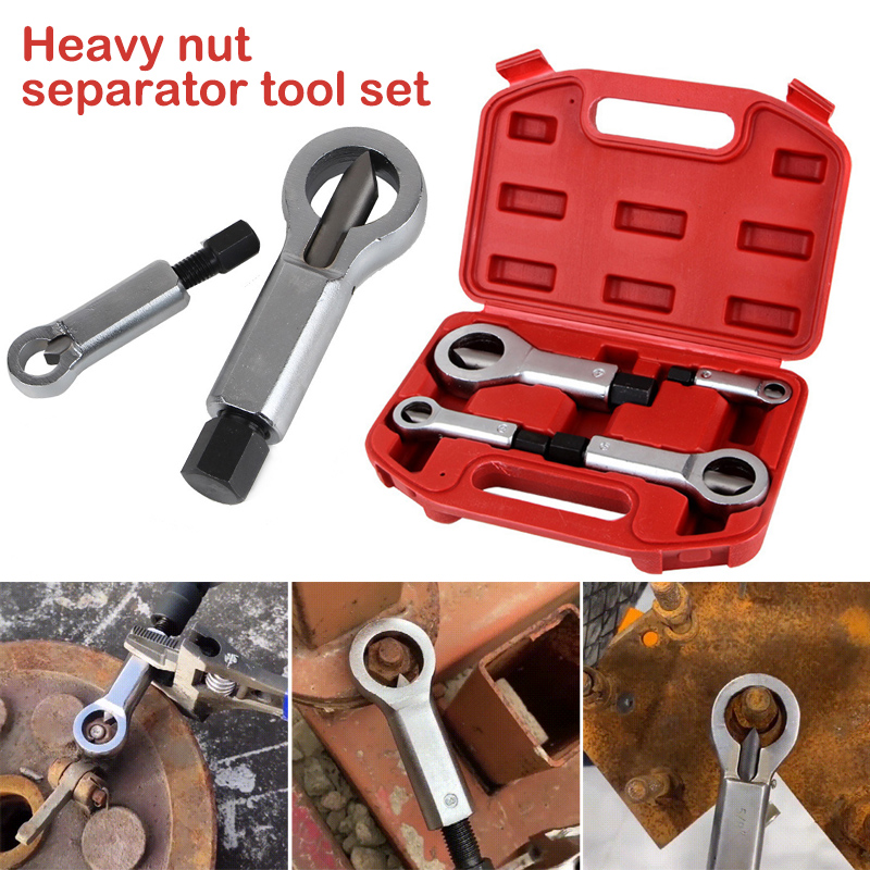 Heavy Equipment Manual - Ensemble d'outils de séparation d'écrous robustes,