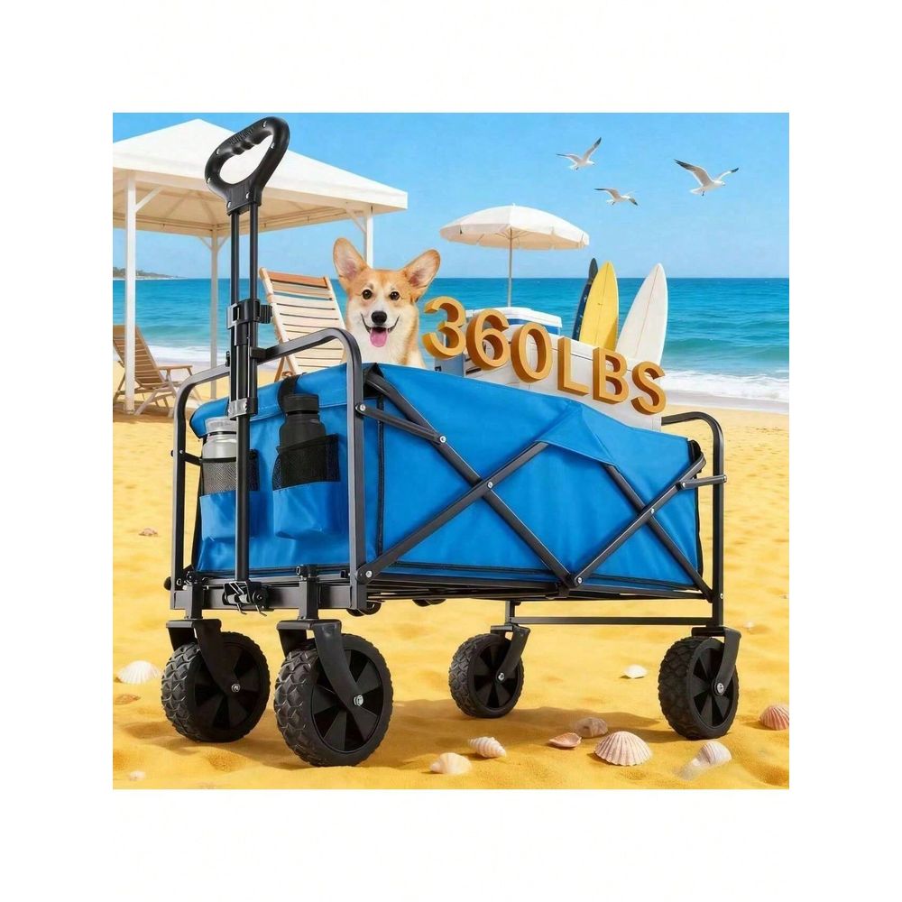 Heavy Equipment Tires - Chariot utilitaire pliable robuste avec capacité