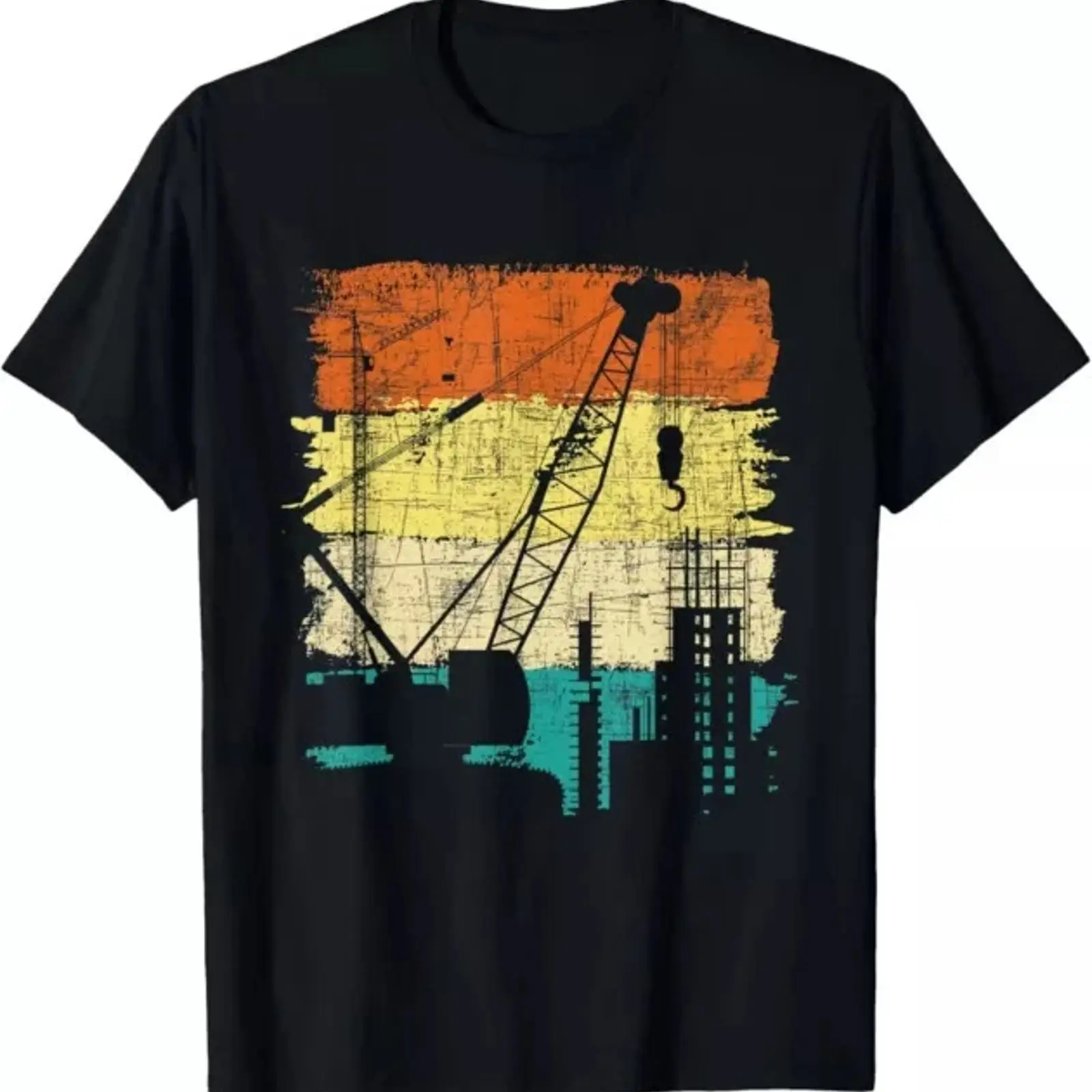 Heavy Equipment Operator Shirts - T-shirt rétro pour conducteur de grue,