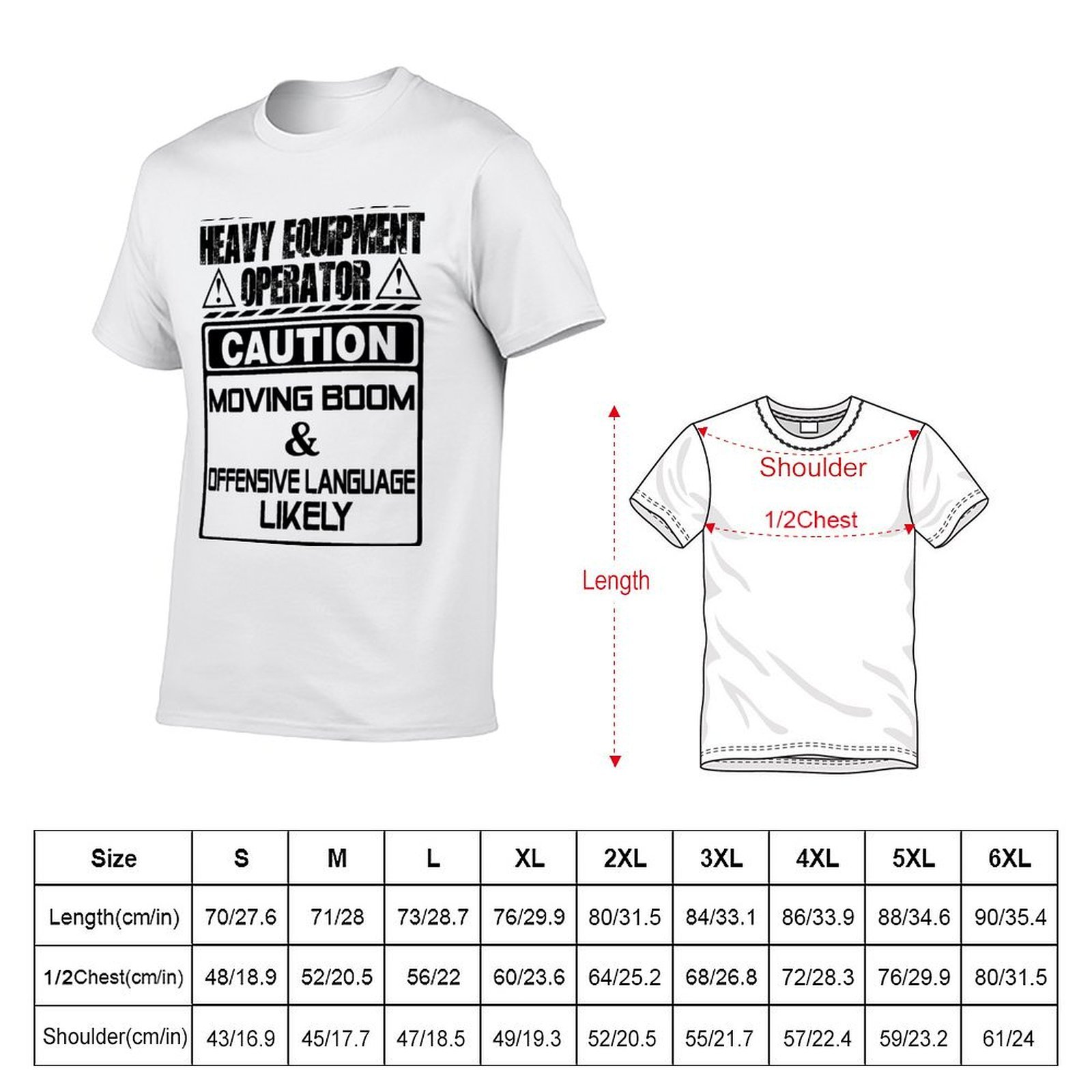 T-shirt fonctionnel décontract - Heavy Equipment Operator Shirts avis et prix