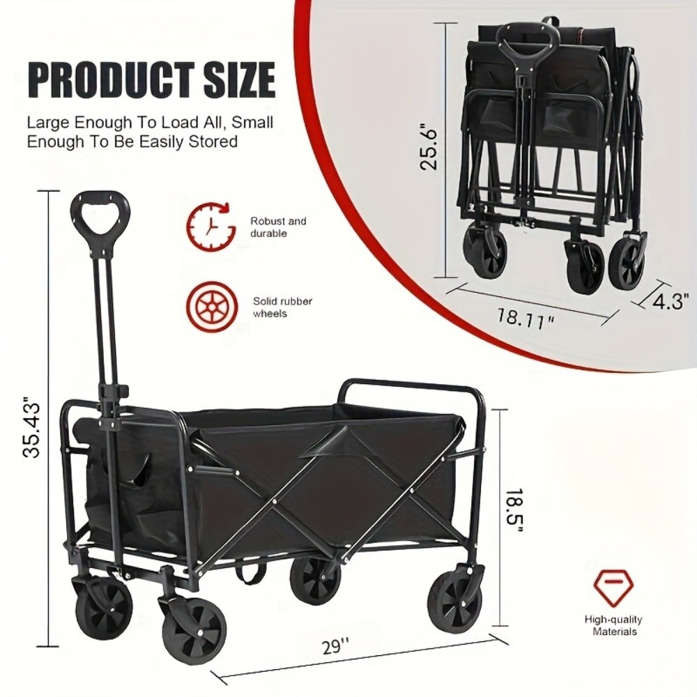 Chariot de jardin pliable robu - Heavy Equipment Tires avis et prix