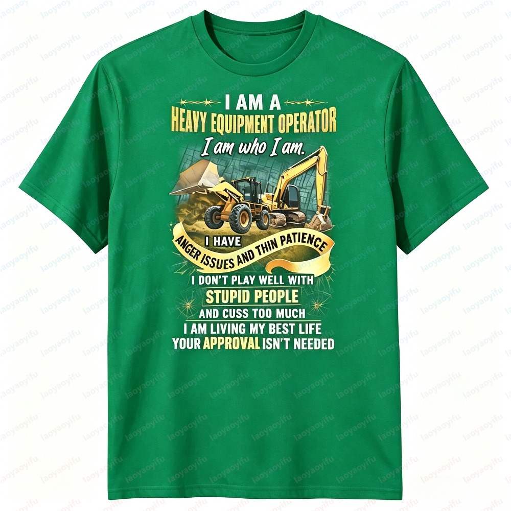 T-shirt décontracté pour homme - Heavy Equipment Operator Shirts avis et prix