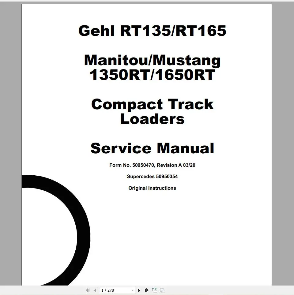 SpecDiag GEHL Machines Équipem - Heavy Equipment Pdf avis et prix