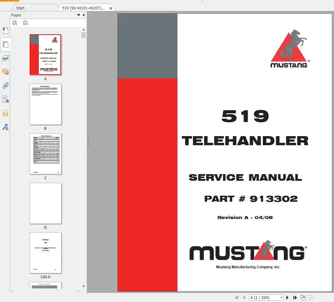 AutoDVD Mustang Machines Équip - Heavy Equipment Usa avis et prix