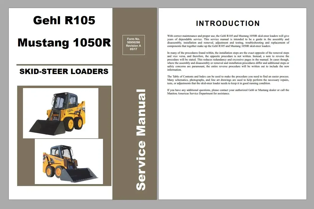SpecDiag Mustang Machinery Équ - Heavy Equipment Pdf avis et prix