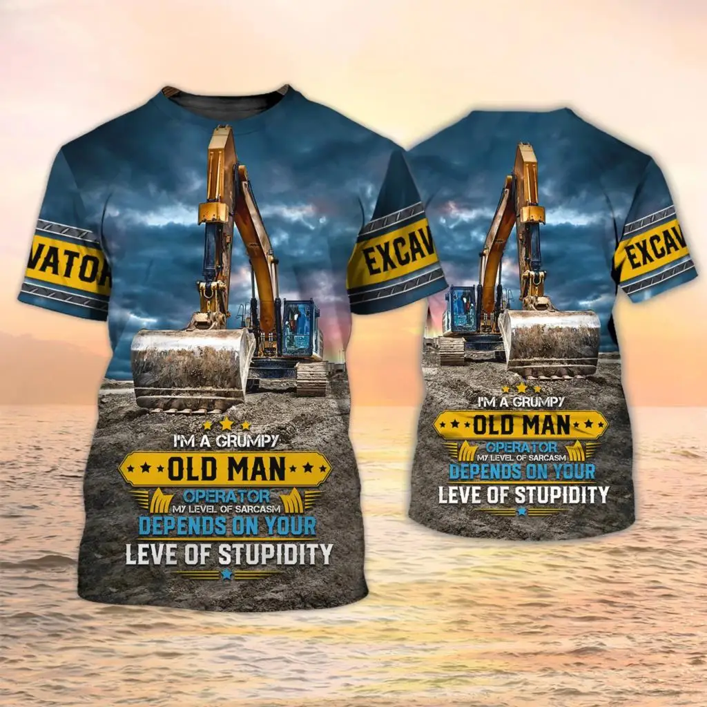 T-shirts d'excavateur pour opé - Heavy Equipment Operator Shirts avis et prix