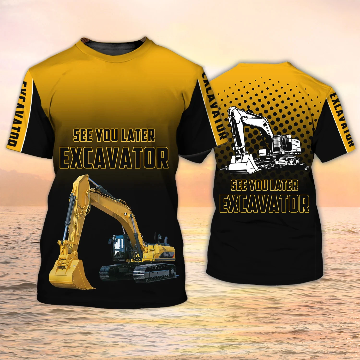 T-shirts d'excavateur pour opé - Heavy Equipment Operator Shirts avis et prix