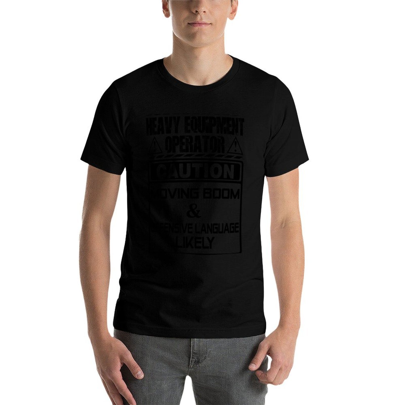 T-shirt décontracté avec impri - Heavy Equipment Operator Shirts avis et prix