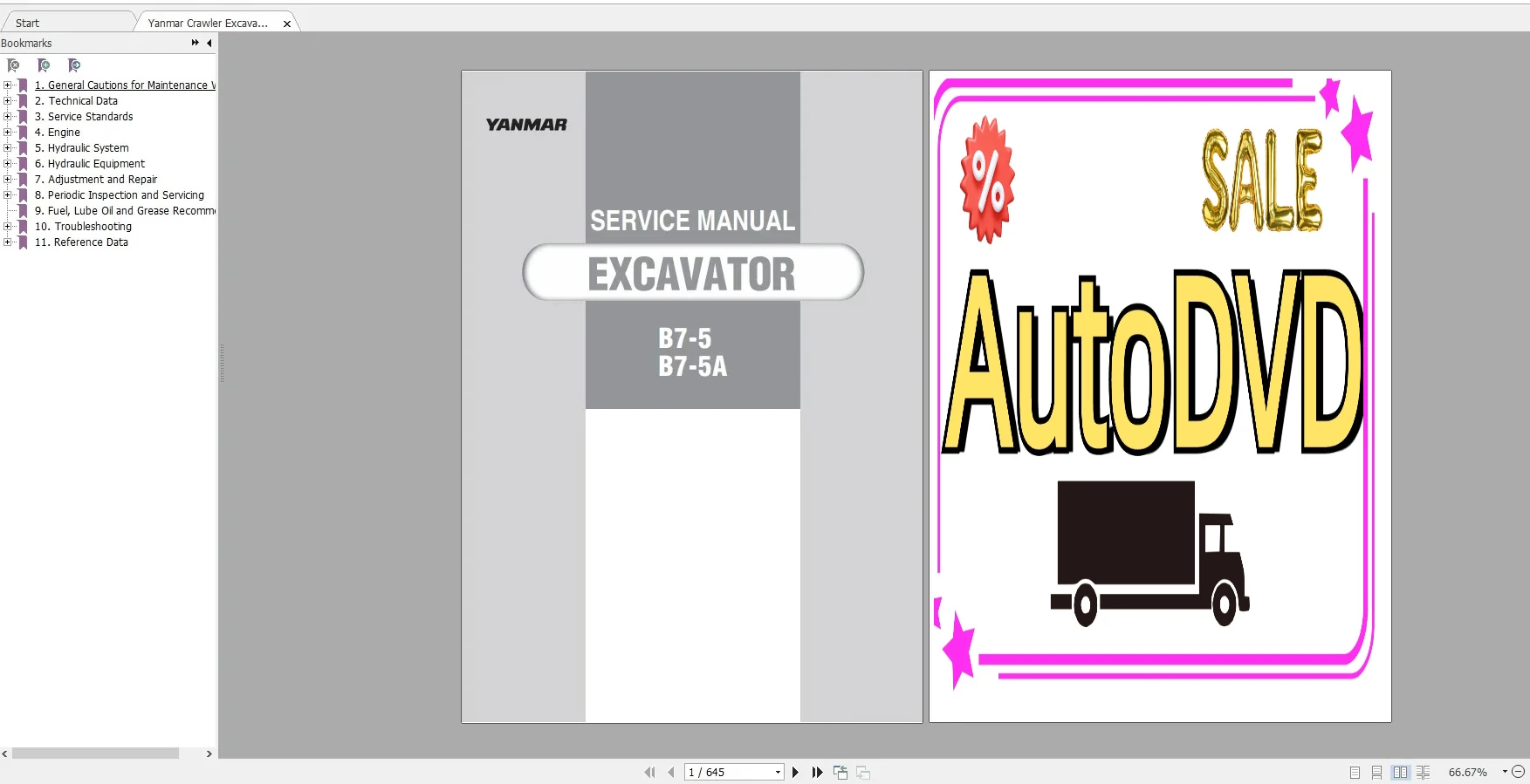 AutoDVD Yanmar Heavy Equipment - Heavy Equipment Pdf avis et prix